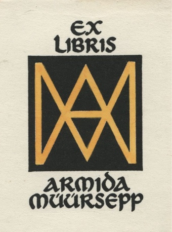 Ex libris Armida Müürsepp 