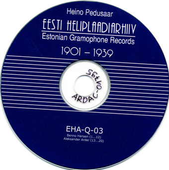 Eesti heliplaadiarhiiv 1901-1939. 03