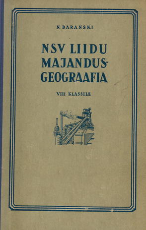 NSV Liidu majandusgeograafia keskkooli 8. klassile