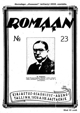 Romaan ; 23 (185) 1929-12