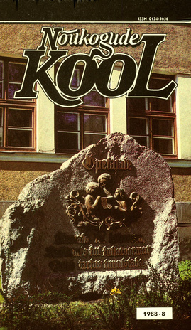Nõukogude Kool ; 8 1988