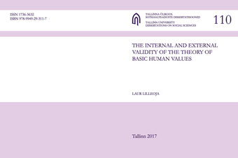 The internal and external validity of the theory of basic human values 