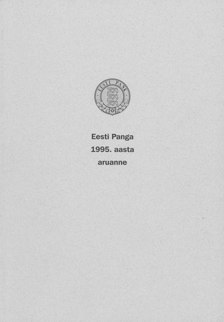 Eesti Panga 1995. aasta aruanne