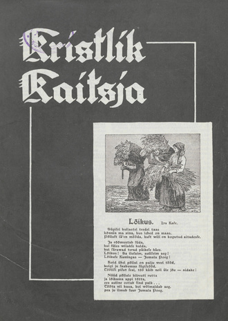 Kristlik Kaitsja : Eesti metodistide häälekandja ; 10 1939-10-04