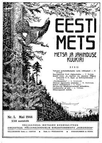 Eesti Mets ; 5 1944