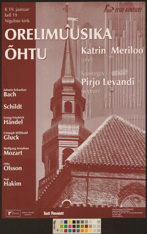 Orelimuusika õhtu : Katrin Meriloo, Pirjo Levandi 