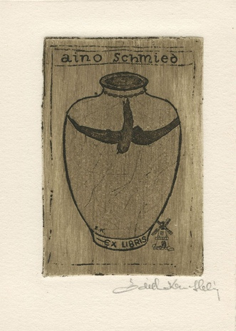 Aino Schmied ex libris 