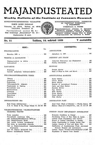 Majandusteated ; 11 1939-03-14