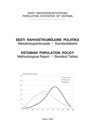 Eesti rahvastikumõjune poliitika : metodoloogiaülevaade. Standardtabelid = Estonian population policy : methodological report. Standard tables 