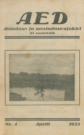 Aed : aianduse ajakiri ; 4 1933-04