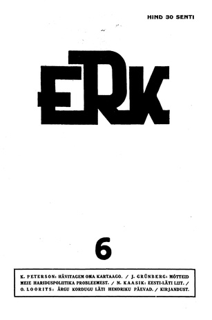 ERK ; 6 1934-06