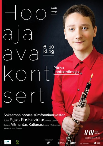 Hooaja avakontsert : Saksamaa noorte sümfooniaorkester, solist Pijus Paškevičius 