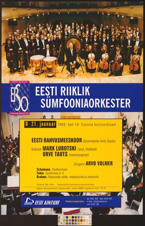 Eesti Riiklik Sümfooniaorkester : Eesti Rahvusmeeskoor, Mark Lubotski, Urve Tauts 