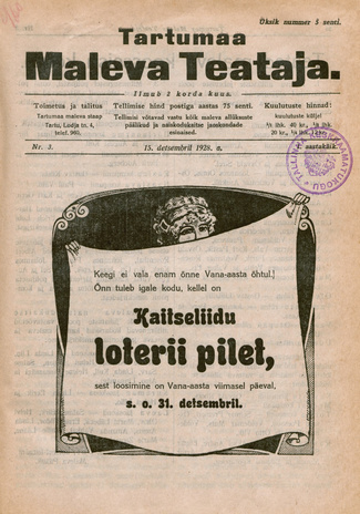 Tartumaa Maleva Teataja ; 3 1928-12-15