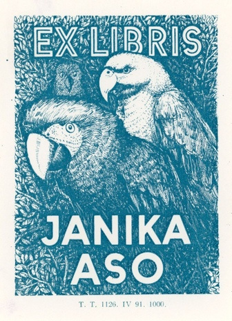 Ex libris Janika Aso 