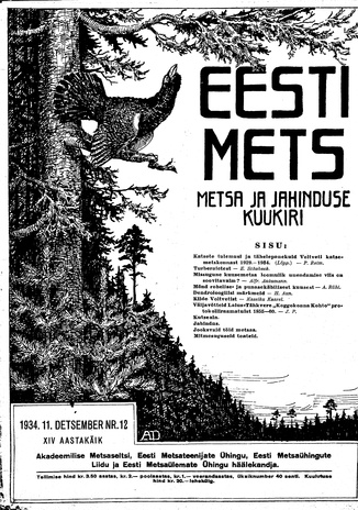 Eesti Mets ; 12 1934