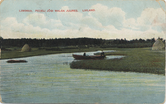Liiwimaa : Pedeli jõgi Walga juures = Livland