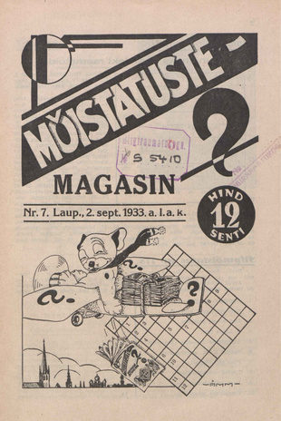 Mõistatuste Magasin ; 7 1933-09-02