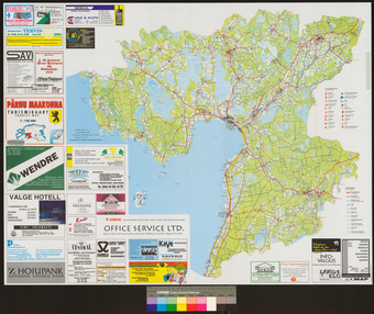 Pärnu maakonna turismikaart = tourist map 