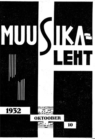 Muusikaleht ; 10 1932-10