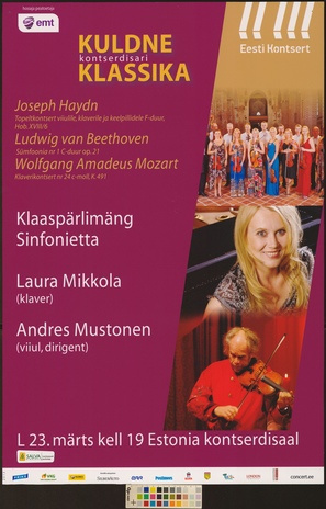 Klaaspärlimäng Sinfonietta, Laura Mikkola, Andres Mustonen