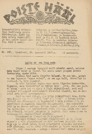 Poiste Hääl ; 107 1937-01-23