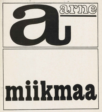 Aarne Miikmaa : näituse kataloog, Tartu Riiklikus Kunstimuuseumis veebruar-märts 1969 