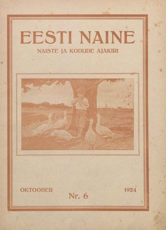 Eesti Naine : naiste ja kodude ajakiri ; 6 1924-10