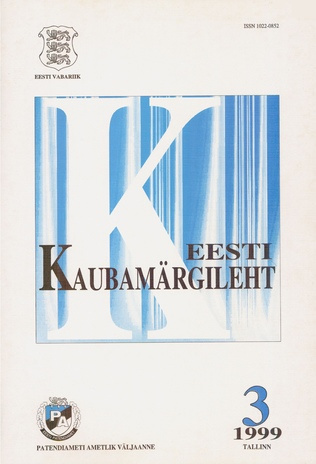 Eesti Kaubamärgileht ; 3 1999-03