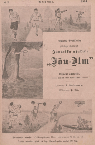 Jõu-Ilm : esimene Eestikeelne piltidega ilustatud Jõustiku ajakiri ; 2 1914-02