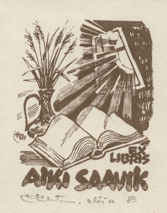Ex libris Aiki Saavik 