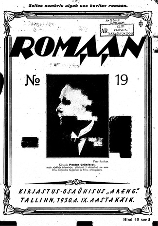 Romaan ; 19 (205) 1930-10