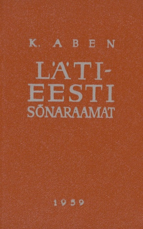 Läti-eesti sõnaraamat