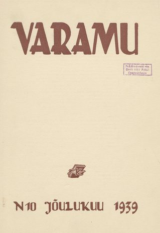 Varamu ; 10 1939-12