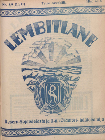 Lembitlane ; 8/9 (10/11) 1931-08/09