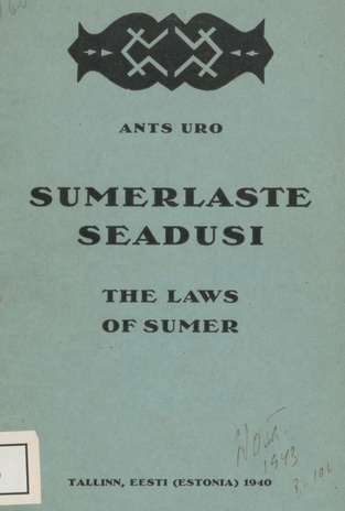 Sumerlaste seadusi = The laws of Sumer