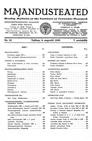 Majandusteated ; 32 1939-08-08
