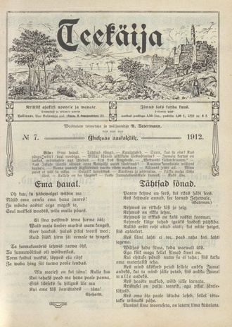 Teekäija : Eesti Baptisti Koguduse Ühenduse häälekandja ; 7 1912