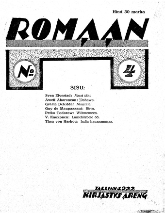 Romaan ; 4 1922