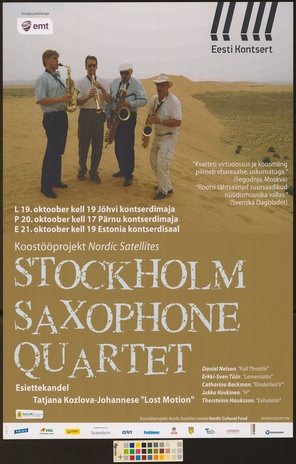 Stockholm Saxophone Quartet 