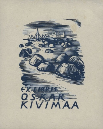 Ex libris Oskar Kivimaa 