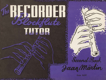 The recorder tutor. Second book : (blockflute) 