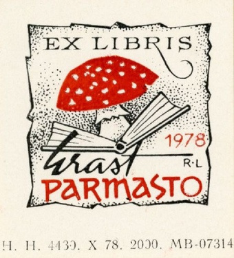 Ex libris Erast Parmasto 