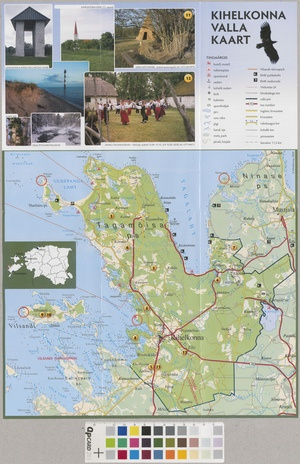 Kihelkonna valla kaart : Vilsandi Rahvuspark 