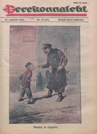Perekonnaleht : mitmesuguse sisuga ajaviiteajakiri ; 12 (14) 1931-03-21