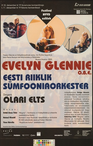 Evelyn Glennie, Eesti Riiklik Sümfooniaorkester, Olari Elts
