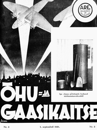 Õhu- ja Gaasikaitse : populaarteaduslik kodanliku õhukaitse ajakiri ; 3 1938-09-01