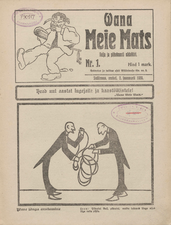 Vana Meie Mats : nalja- ja pilkekunsti nädalkiri ; 1 1920-01-02