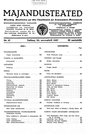 Majandusteated ; 47 1937-11-23