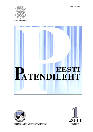Eesti Patendileht ; 1 2011